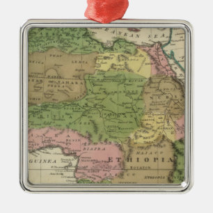 Afrika 2 silbernes ornament