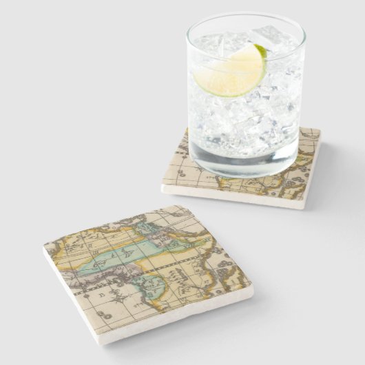 Afrika 2 steinuntersetzer (Seitenansicht)