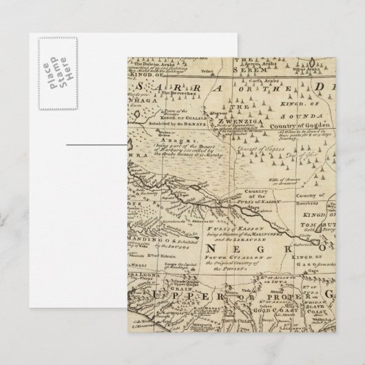 Afrika 30 postkarte (Vorne/Hinten)