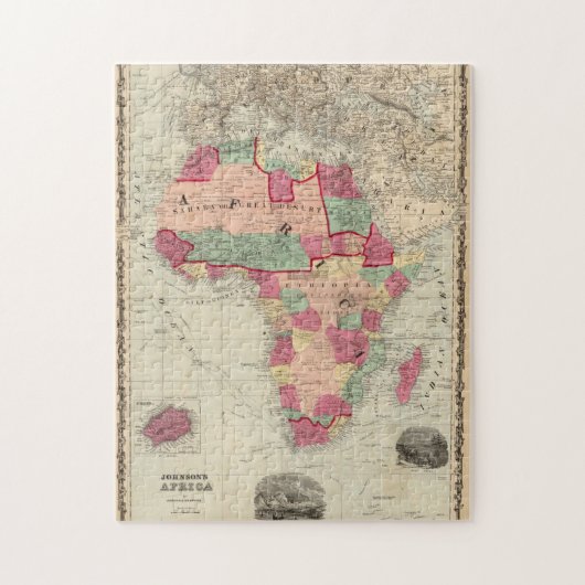 Afrika 30 puzzle (Vertikal)