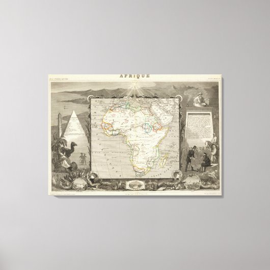 Afrika 34 leinwanddruck (Vorderseite)