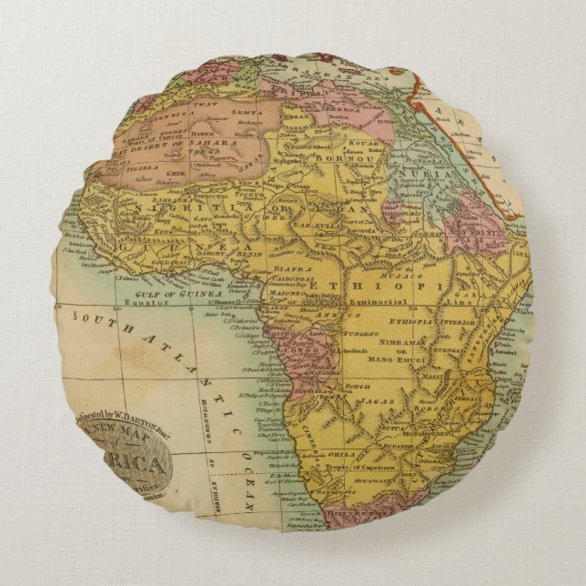 Afrika 3 2 rundes kissen (Vorderseite)