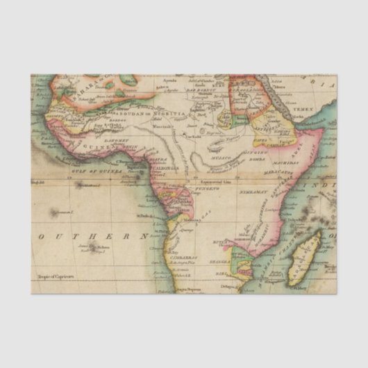 Afrika 43 seidenpapier (Vorderseite)