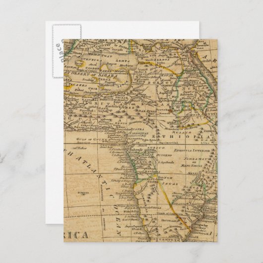 Afrika 45 postkarte (Vorne/Hinten)