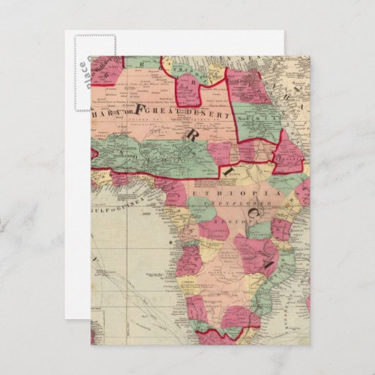 Afrika 49 postkarte (Vorne/Hinten)