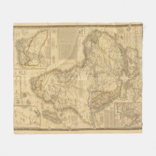 Afrika 5 fleecedecke (Vorderseite (Horizontal))