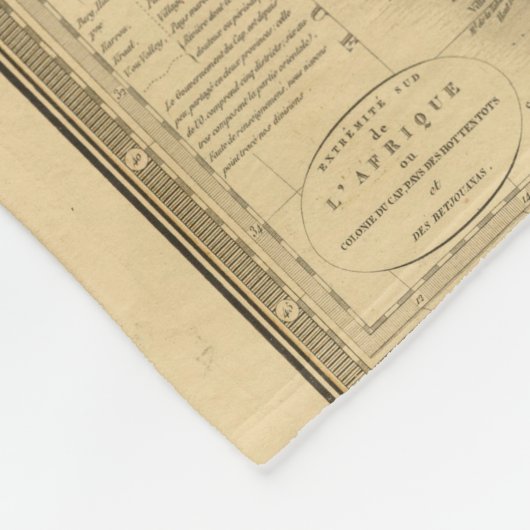 Afrika 5 fleecedecke (Ecke)