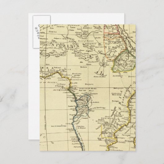 Afrika 6 postkarte (Vorne/Hinten)