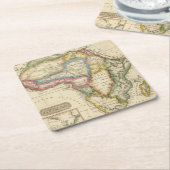 Afrika 6 rechteckiger pappuntersetzer (angewinkelt)