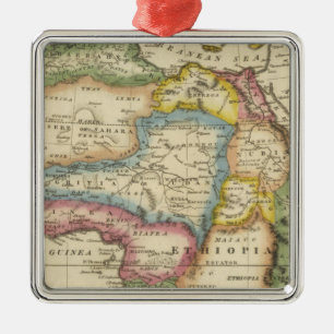 Afrika 6 silbernes ornament
