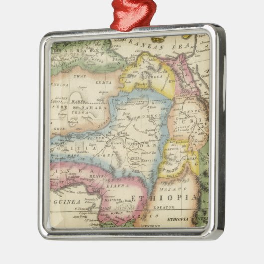 Afrika 6 silbernes ornament (Links)