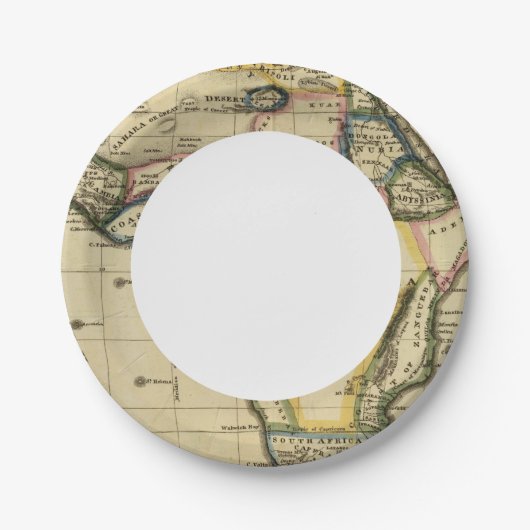 Afrika 7 pappteller (Vorderseite)