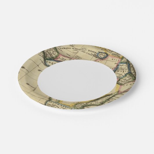 Afrika 7 pappteller (Schrägansicht)