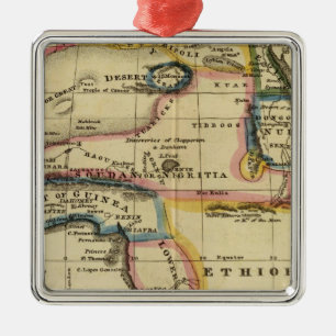 Afrika 7 silbernes ornament