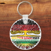 Afrika Afrikanisch Deutsch Deutschland Baum Wurzel Schlüsselanhänger (Vorderseite)