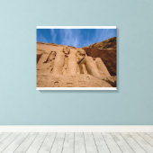 Afrika, Ägypten, Abu Simbel, Ramses II und Leinwanddruck (Insitu (Holzboden))