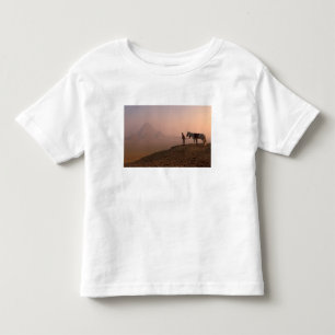 Afrika, Ägypten, Kairo, Giza, Giza-Pyramiden bei Kleinkind T-shirt