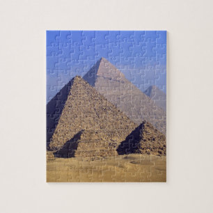 Afrika, Ägypten, Kairo, Giza. Große Pyramiden Puzzle