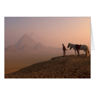 Afrika, Ägypten, Kairo, Gizeh, Gizeh-Pyramiden bei