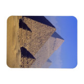 Afrika, Ägypten, Kairo, Gizeh. Große Pyramiden Magnet (Horizontal)