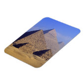 Afrika, Ägypten, Kairo, Gizeh. Große Pyramiden Magnet (Linke Seite)