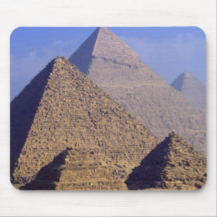 Afrika, Ägypten, Kairo, Gizeh. Große Pyramiden Mousepad