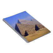 Afrika, Ägypten, Kairo, Gizeh. Große Pyramiden Notizblock (Rechte Seite)