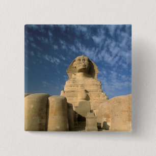 Afrika, Ägypten, Kairo, Gizeh-Plateau. Sphinx Button