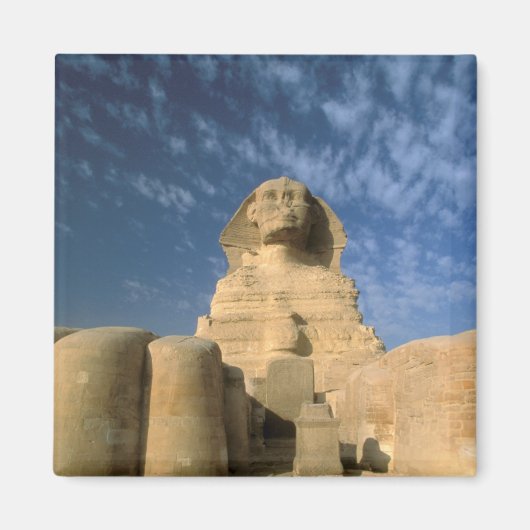Afrika, Ägypten, Kairo, Gizeh-Plateau. Sphinx Magnet (Vorne)