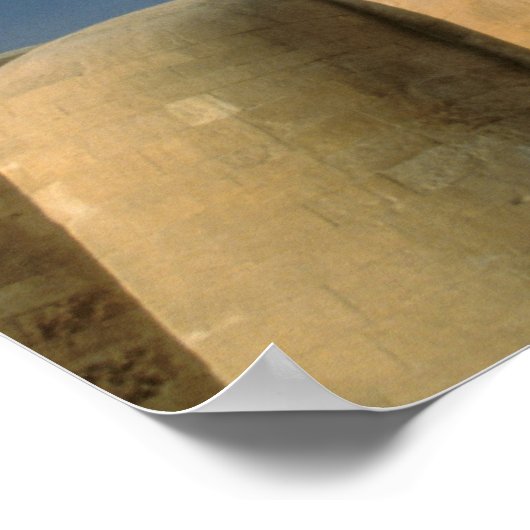 Afrika, Ägypten, Kairo, Gizeh-Plateau. Sphinx Poster (Ecke)