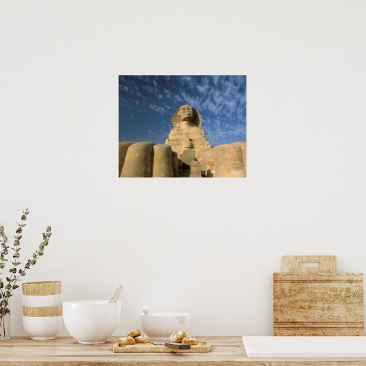 Afrika, Ägypten, Kairo, Gizeh-Plateau. Sphinx Poster (Küche)
