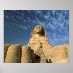 Afrika, Ägypten, Kairo, Gizeh-Plateau. Sphinx Poster