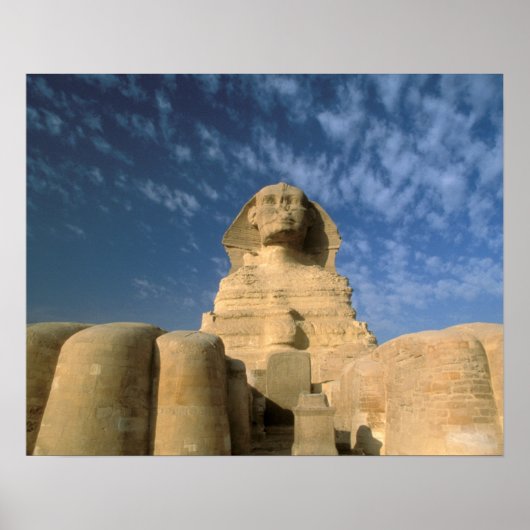 Afrika, Ägypten, Kairo, Gizeh-Plateau. Sphinx Poster (Vorne)