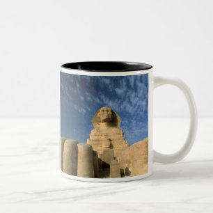 Afrika, Ägypten, Kairo, Gizeh-Plateau. Sphinx Zweifarbige Tasse