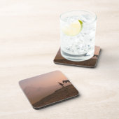 Afrika, Ägypten, Kairo, Gizeh, Pyramiden aus Gizeh Getränkeuntersetzer (Rechte Seite)