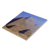 Afrika, Ägypten, Kairo, Gizeh. Pyramiden Fliese (Seite)
