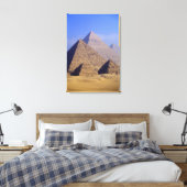 Afrika, Ägypten, Kairo, Gizeh. Pyramiden Leinwanddruck (Insitu (Schlafzimmer))