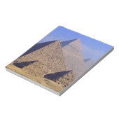 Afrika, Ägypten, Kairo, Gizeh. Pyramiden Notizblock (Rotiert)