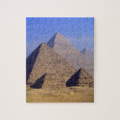 Afrika, Ägypten, Kairo, Gizeh. Pyramiden Puzzle (Vertikal)