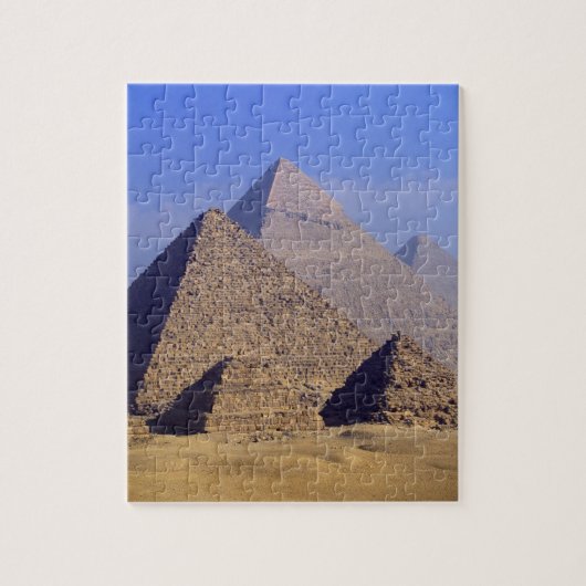 Afrika, Ägypten, Kairo, Gizeh. Pyramiden Puzzle (Vertikal)