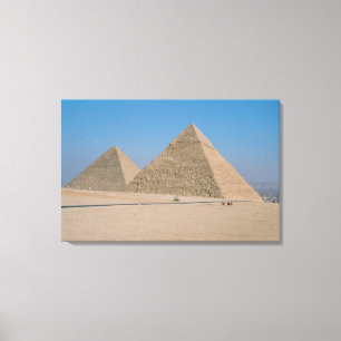 Afrika - Ägypten - Kairo - Große Pyramiden von Giz Leinwanddruck