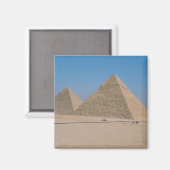 Afrika - Ägypten - Kairo - Große Pyramiden von Giz Magnet (Vorderseite/Rückseite)