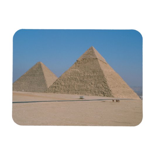 Afrika - Ägypten - Kairo - Große Pyramiden von Giz Magnet (Horizontal)