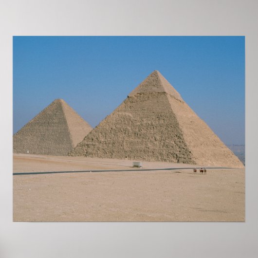 Afrika - Ägypten - Kairo - Große Pyramiden von Giz Poster (Vorne)
