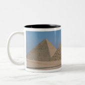 Afrika - Ägypten - Kairo - große Pyramiden von Zweifarbige Tasse (Links)