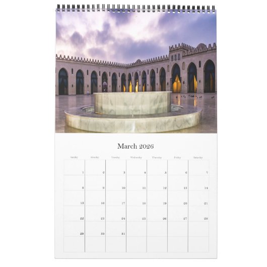 Afrika - Ägypten - Kalender (Mär 2026)
