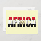 Afrika Ägypten Logo Eagle Embleme Geschenke Postkarte (Vorne/Hinten)