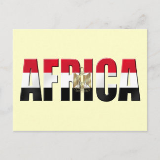Afrika Ägypten Logo Eagle Embleme Geschenke Postkarte