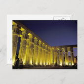 Afrika, Ägypten, Luxor. Sun Court of Amenhotep Postkarte (Vorne/Hinten)