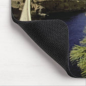 Afrika, Ägypten, Oberägypten, Assuan. Feluke 2 Mousepad (Ecke)